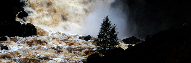 water in a landscape